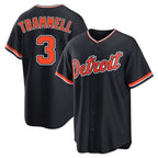 Crovyle D.Tigers #3 Alan Trammell Player Navy Home Game Stitched Jerseys