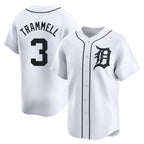 Crovyle D.Tigers #3 Alan Trammell Player White Home Limited Stitched Jerseys
