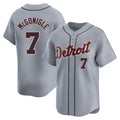 Crovyle D.Tigers #7 Kevin McGonigle Player Gray Home Limited Stitched Jerseys