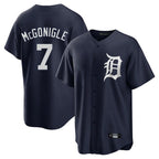 Crovyle D.Tigers #7 Kevin McGonigle Player Navy Game Home Stitched Jerseys