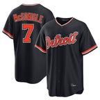 Crovyle D.Tigers #7 Kevin McGonigle Player Navy Home Game Stitched Jersey