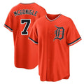 Crovyle D.Tigers #7 Kevin McGonigle Player Orange Home Game Stitched Jerseys