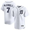 Crovyle D.Tigers #7 Kevin McGonigle Player White Home Limited Stitched Jerseys