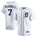 Crovyle D.Tigers #7 Kevin McGonigle Player White Home Limited Stitched Jerseys