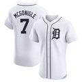 Crovyle D.Tigers #7 Kevin McGonigle Player White Limited Elite Home Stitched Jerseys