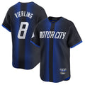 Crovyle D.Tigers #8 Matt Vierling Player Navy City Connect Home Limited Stitched Jerseys