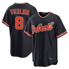 Crovyle D.Tigers #8 Matt Vierling Player Navy Home Game Stitched Jerseys