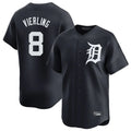 Crovyle D.Tigers #8 Matt Vierling Player Navy Home Limited Game Stitched Jerseys