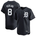 Crovyle D.Tigers #8 Matt Vierling Player Navy Home Limited Game Stitched Jerseys