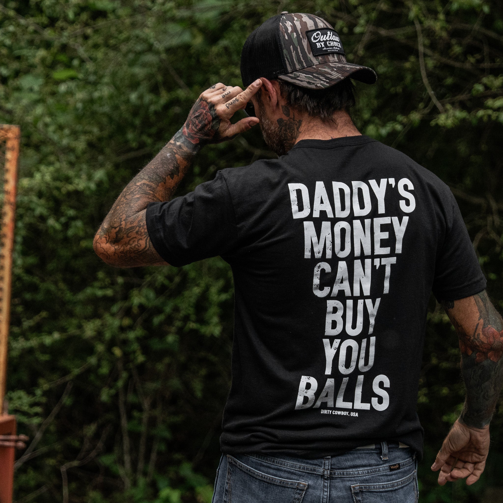Crovyie cheap jerseys Ordering Daddy's Money Can't Buy You Balls Men's T-Shirt