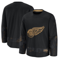 Crovyle D.Red wings Black 2024 Military Appreciation Practice Jersey