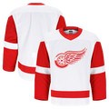 Crovyle D.Red wings White Away Authentic Pro Jerseys