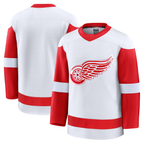 Crovyle D.Red wings White Away Premium Jerseys