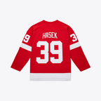 Crovyle D.Red wings #39 Dominik Hasek Mitchell & Ness Red 2007-08 Power Play Jerseys