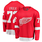 Crovyle D.Red wings #72 Justin Faulk Red Home Breakaway Jerseys