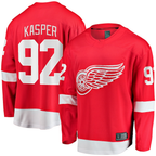 Crovyle D.Red wings #92 Marco Kasper Red Home Breakaway Jerseys