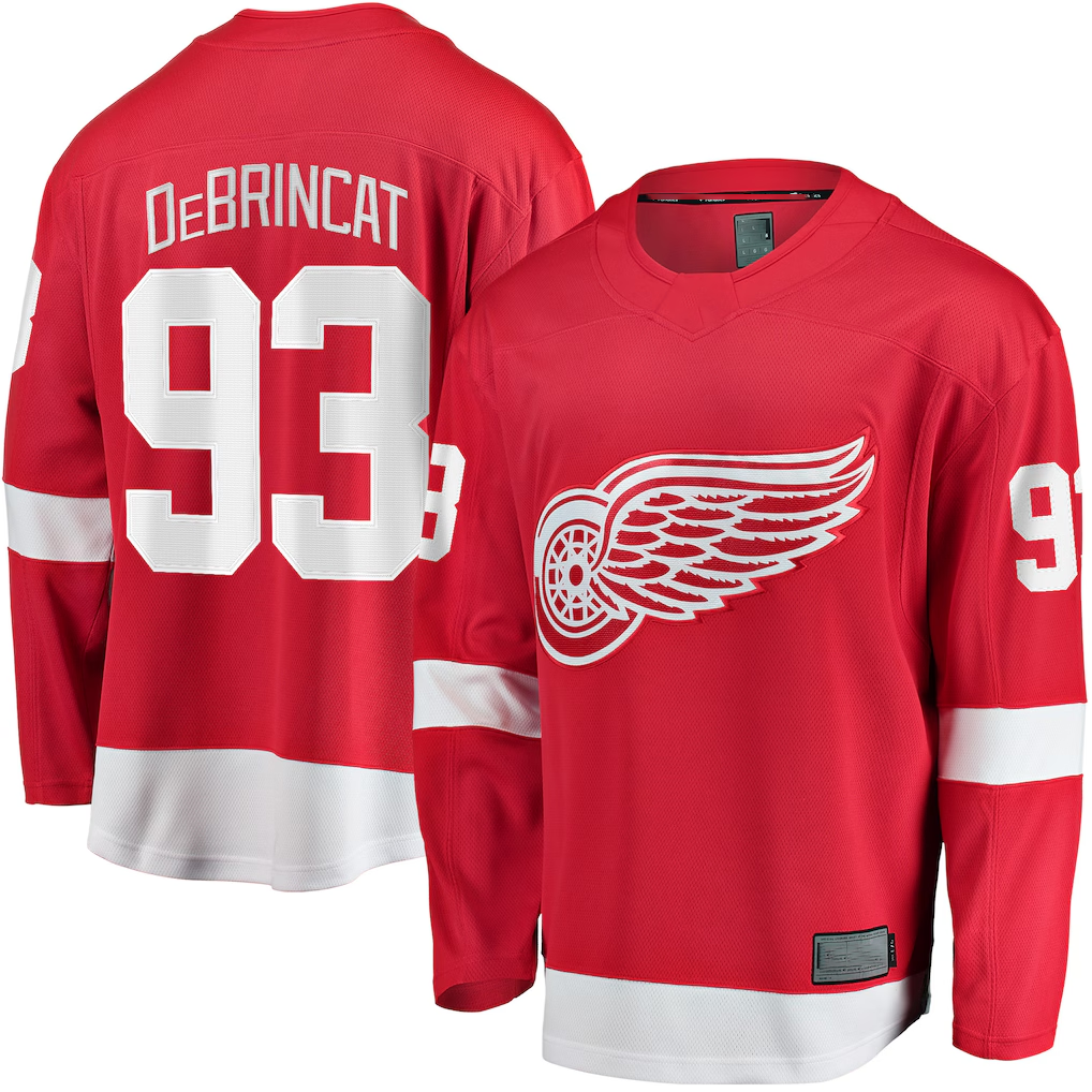 Crovyle D.Red wings #93 Alex DeBrincat Red Breakaway Jerseys