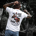 Crovyie cheap jerseys Ordering Ride 'Em Raw Saddles Are For Sissy's Men's T-Shirt