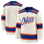 Crovyle E.Oilers Light Beige Alternate Premium Jerseys