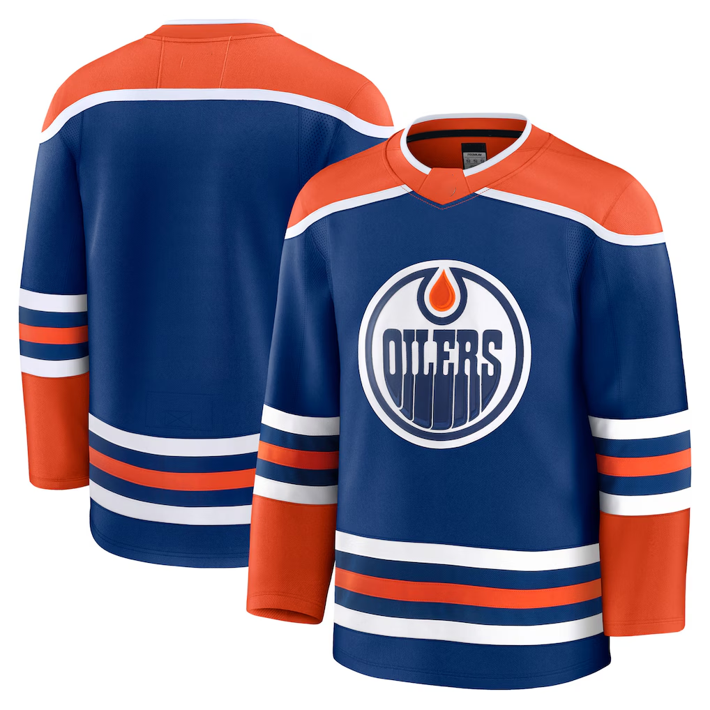 Crovyle E.Oilers Royal Home Premium Jerseys