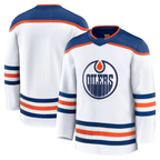 Crovyle E.Oilers White Away Premium Jerseys