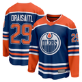 Crovyle E.Oilers #29 Leon Draisaitl Royal Home Breakaway Jerseys