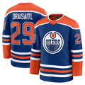 Crovyle E.Oilers #29 Leon Draisaitl Royal Home Premium Jerseys