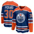 Crovyle E.Oilers #30 Calvin Pickard Royal Home Premier Breakaway Player Jerseys