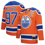 Crovyle E.Oilers #97 Connor McDavid Mitchell & Ness Orange Power Play Jerseys