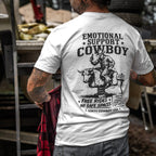 Crovyie cheap jerseys Ordering Emotional Support Cowboy Men's T-Shirt