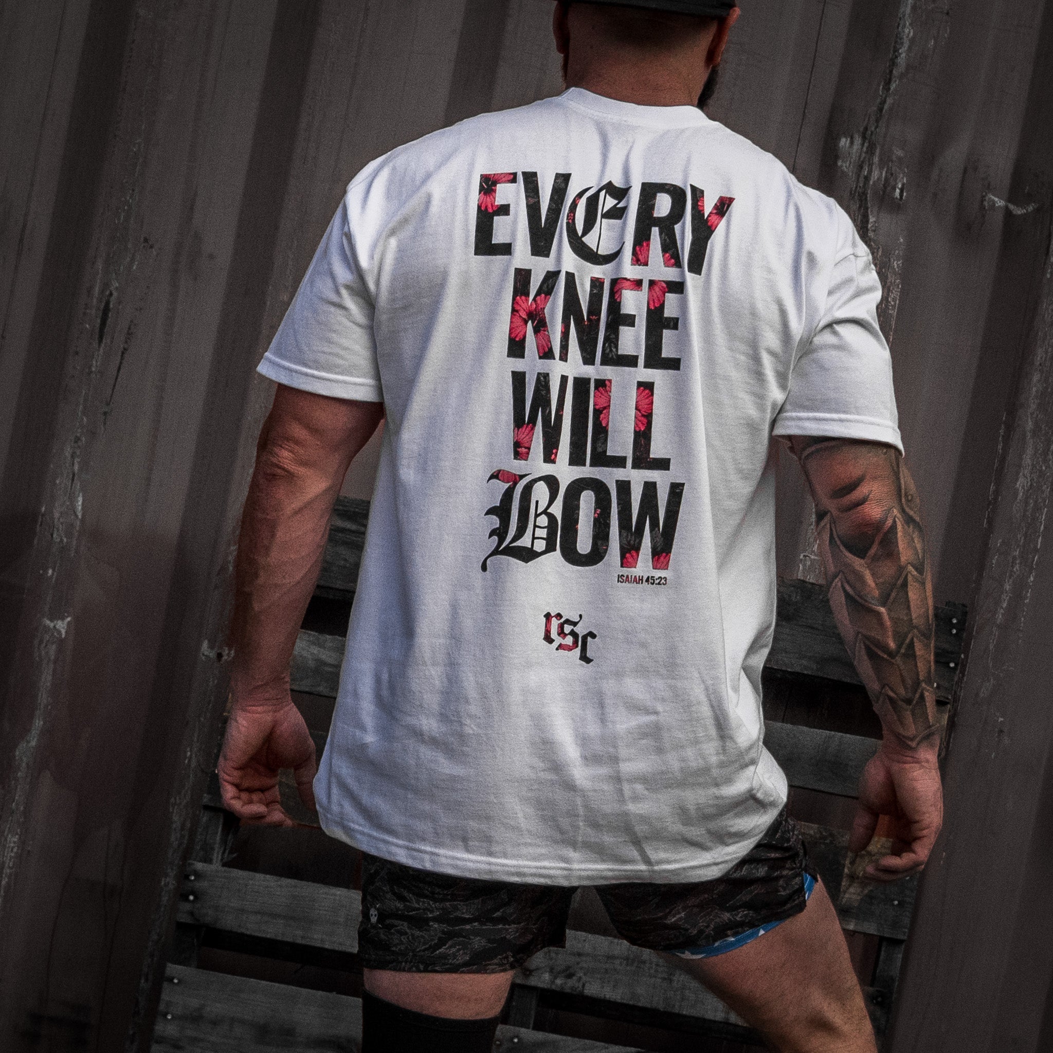 Crovyie cheap jerseys Ordering Every Knee Will Bow Men's Heavyweight T-Shirt