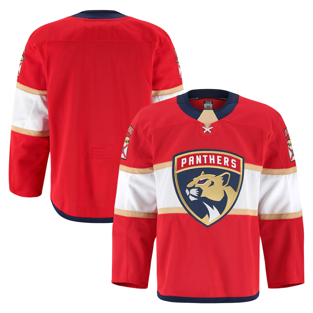 Crovyle F.Panthers Red Home Authentic Pro Jerseys