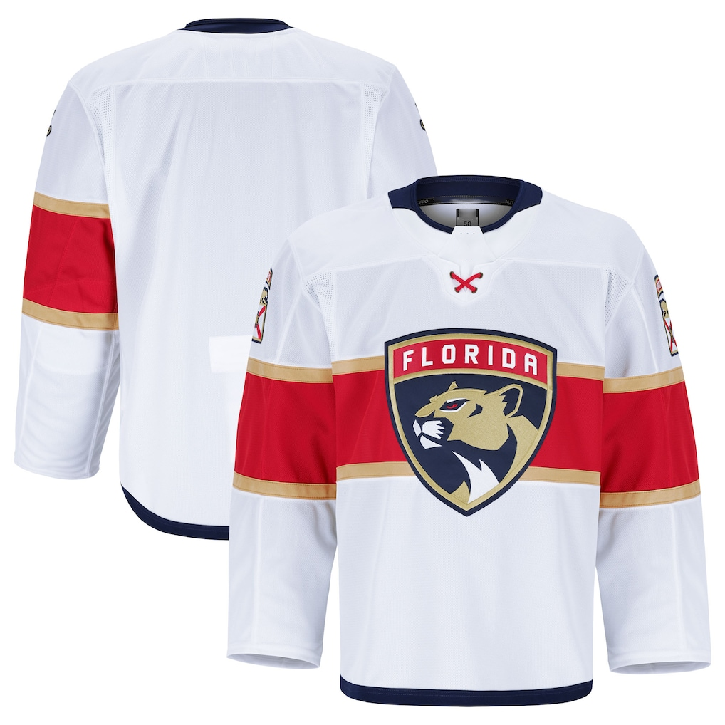 Crovyle F.Panthers White Away Authentic Pro Jerseys