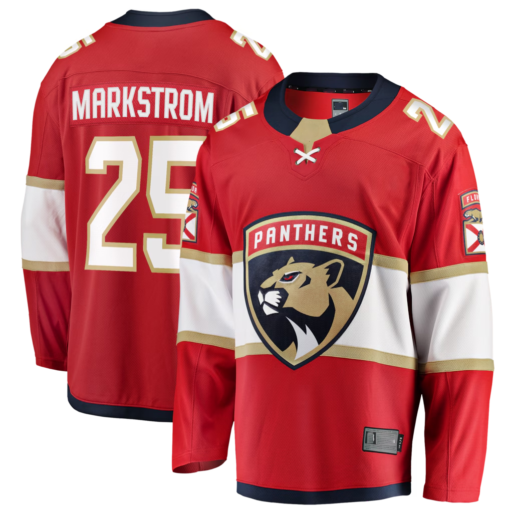 Crovyle F.Panthers #29 Jacob Markstrom Red Home Breakaway Jerseys