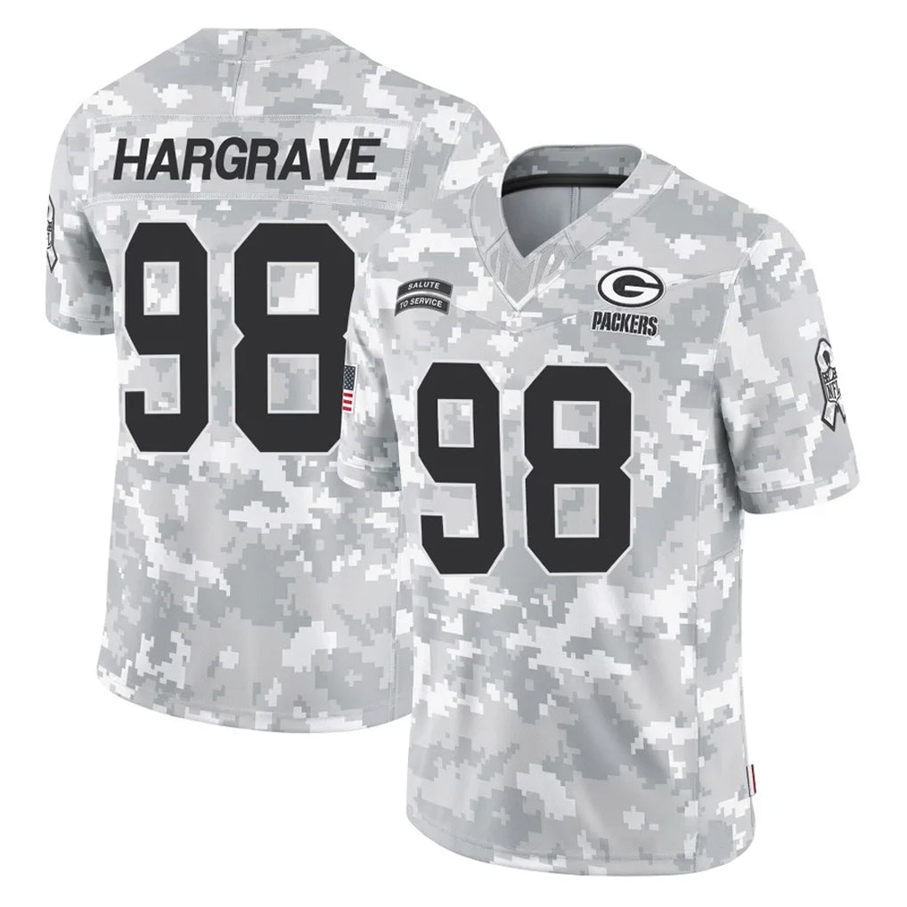Crovyle GB.Packers #98 Javon Hargrave Player Arctic Camo Salute To Service Limited Stitched Jerseys