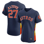 Crovyle H.Astros #27 Jose Altuve Player Navy Limited Elite Home Stitched Jerseys