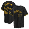 Crovyle H.Astros #27 Jose Altuve Player Snake Skin City Home Game Stitched Jerseys