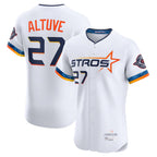Crovyle H.Astros #27 Jose Altuve Player White City Connect Limited Elite Home Stitched Jerseys