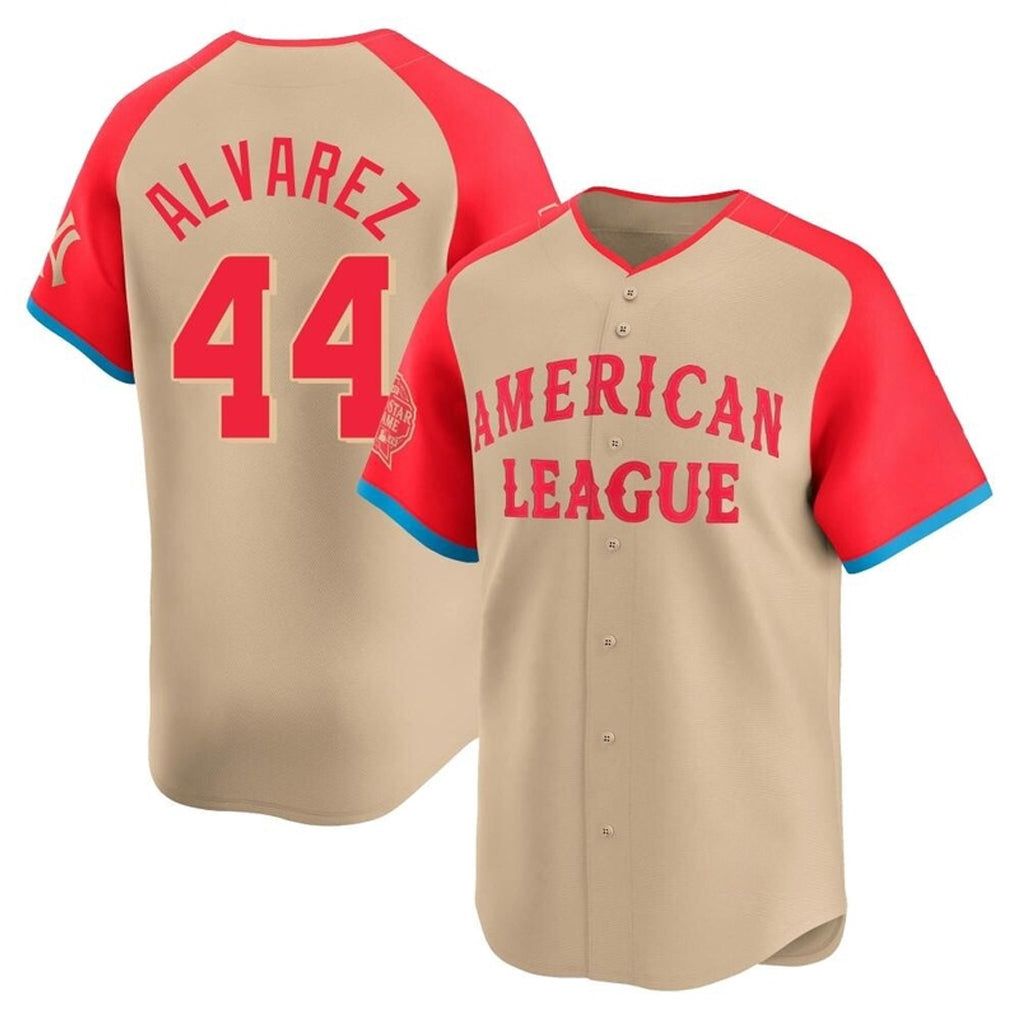 Crovyle H.Astros #44 Yordan Alvarez Player Cream American League All-Star Game Limited Stitched Jerseys