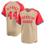 Crovyle H.Astros #44 Yordan Alvarez Player Cream American League All-Star Game Limited Stitched Jerseys