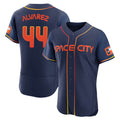 Crovyle H.Astros #44 Yordan Alvarez Player Navy City Connect Limited Elite Home Stitched Jerseys
