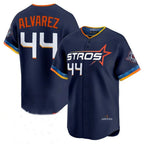 Crovyle H.Astros #44 Yordan Alvarez Player Navy City Connect Limited Home Stitched Jerseys