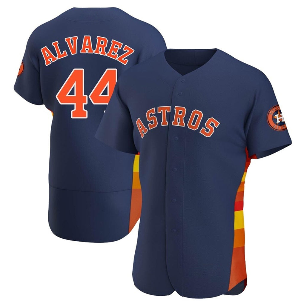 Crovyle H.Astros #44 Yordan Alvarez Player Navy Limited Elite Home Stitched Jerseys