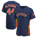 Crovyle H.Astros #44 Yordan Alvarez Player Navy Limited Elite Home Stitched Jerseys