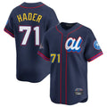 Crovyle H.Astros #71 Josh Hader Player Navy American League All-Star Game Limited Stitched Jerseys