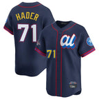 Crovyle H.Astros #71 Josh Hader Player Navy American League All-Star Game Limited Stitched Jerseys