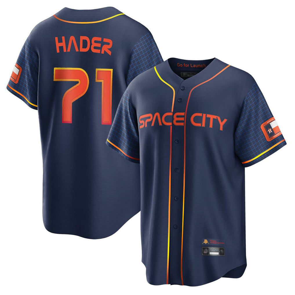 Crovyle H.Astros #71 Josh Hader Player Navy City Connect Home Game Stitched Jerseys