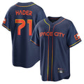 Crovyle H.Astros #71 Josh Hader Player Navy City Connect Home Game Stitched Jerseys