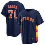 Crovyle H.Astros #71 Josh Hader Player Navy Home Game Stitched Jerseys