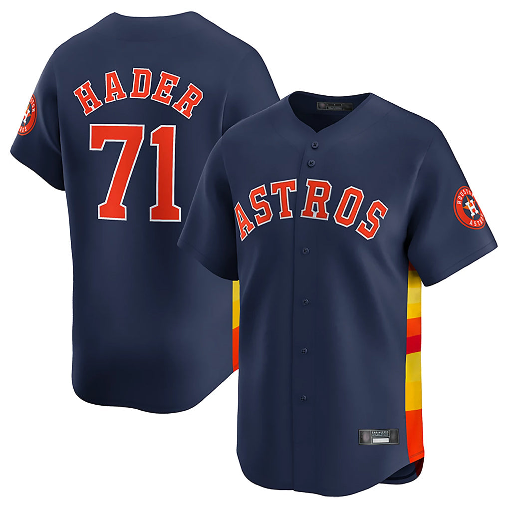 Crovyle H.Astros #71 Josh Hader Player Navy Limited Home Stitched Jerseys